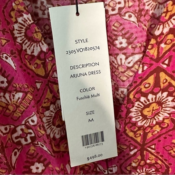 NWT Veronica Beard Arjuna Dress- Fuschia SZ M - Picture 5 of 8